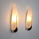 Pair of sconces "ears" idearte spain 1980