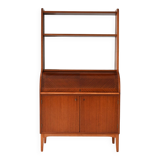 Scandinavian bookcase with writing desk
