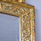 Large antique gilded mirror in the Baroque style