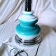 Ceramic and chrome lamp, 1970s