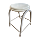 Metal and wood tabouret