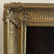 Late 19th century portrait representing a woman with a headdress and lace
