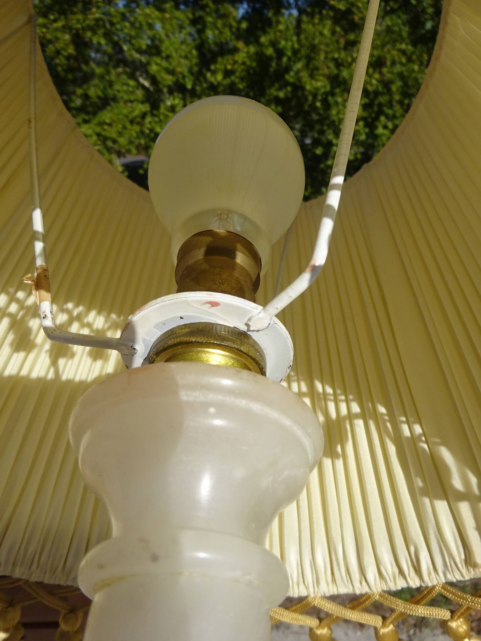 Lampe en albâtre