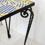 Table basse mosaïque