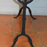 Bistro table with a cast iron base