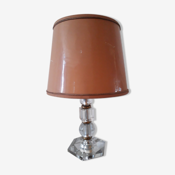 Glass table lamp
