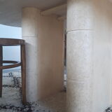Roche Bobois travertine table