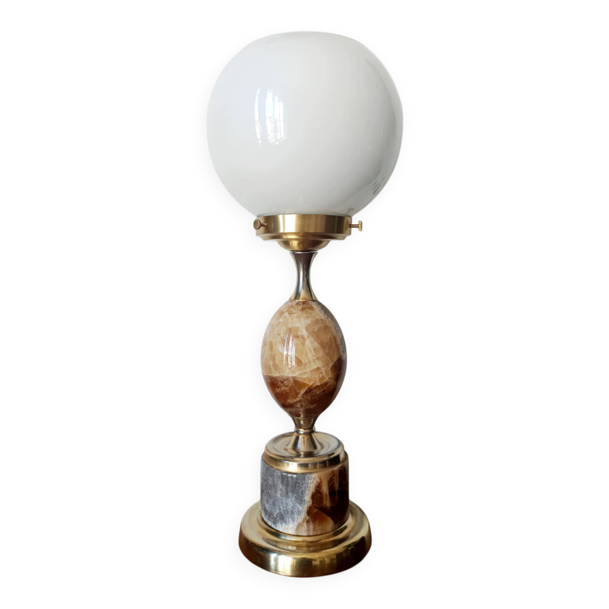 Art deco onyx lamp circa 1950
