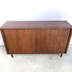 Mid century tambour door cabinet, 1960s
