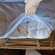 Old bamboo cradle basket
