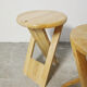 Pair of foldable stools by Adrian Reed