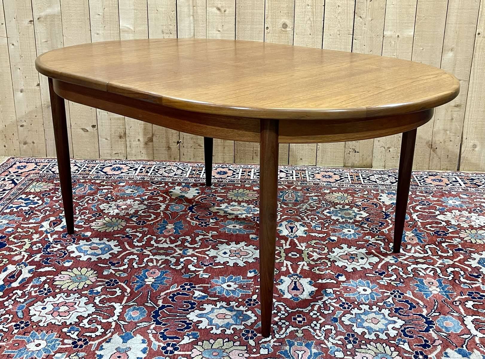 G-Plan teak dining table with butterfly extension