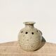 Stoneware flower spike ball vase