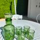 Carafe et verre Vintage
