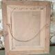 Antique mirror in stucco and wood