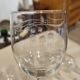 Set of 9 glasses decorated with lily of the valley