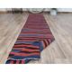 1970s Vintage Turkish Handmade Wool Cotton Pink Kilim Runner Rug 70x311