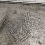 Vintage chrome magazine rack