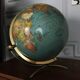 Large Vintage Globe • Glass • Brass • Columbia Duo • Space Age • 1960