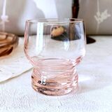 Rosé liqueur service in Hartzvillier crystal, handmade in France