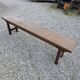 Oak farm bench, 180cm in length.