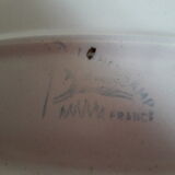 Longchamp sandstone dish with 70s rooster decorations