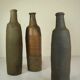 Set of 3 antique stoneware bottles from Ger
