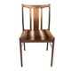Set de 4 chaises scandinave en noyer, Suède, 1960