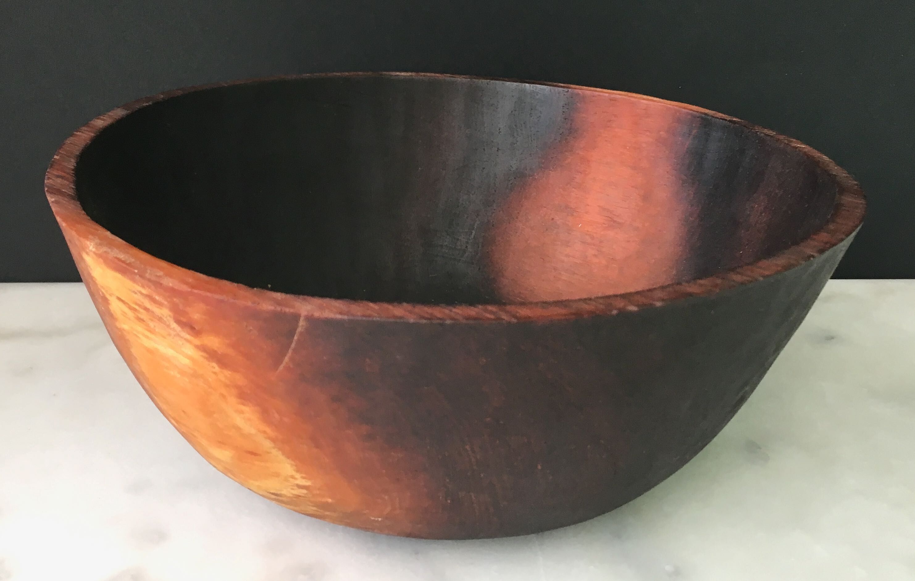 Exotic wooden fruit cutting