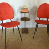 Pair of chairs 60s vinyl