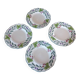 4 salad plates, dessert Fortebraccio Italy