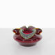 Polish glass ashtray by Czeslaw Zuber, 1970