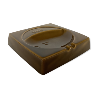 Cec brown ochre ashtray pocket emptier