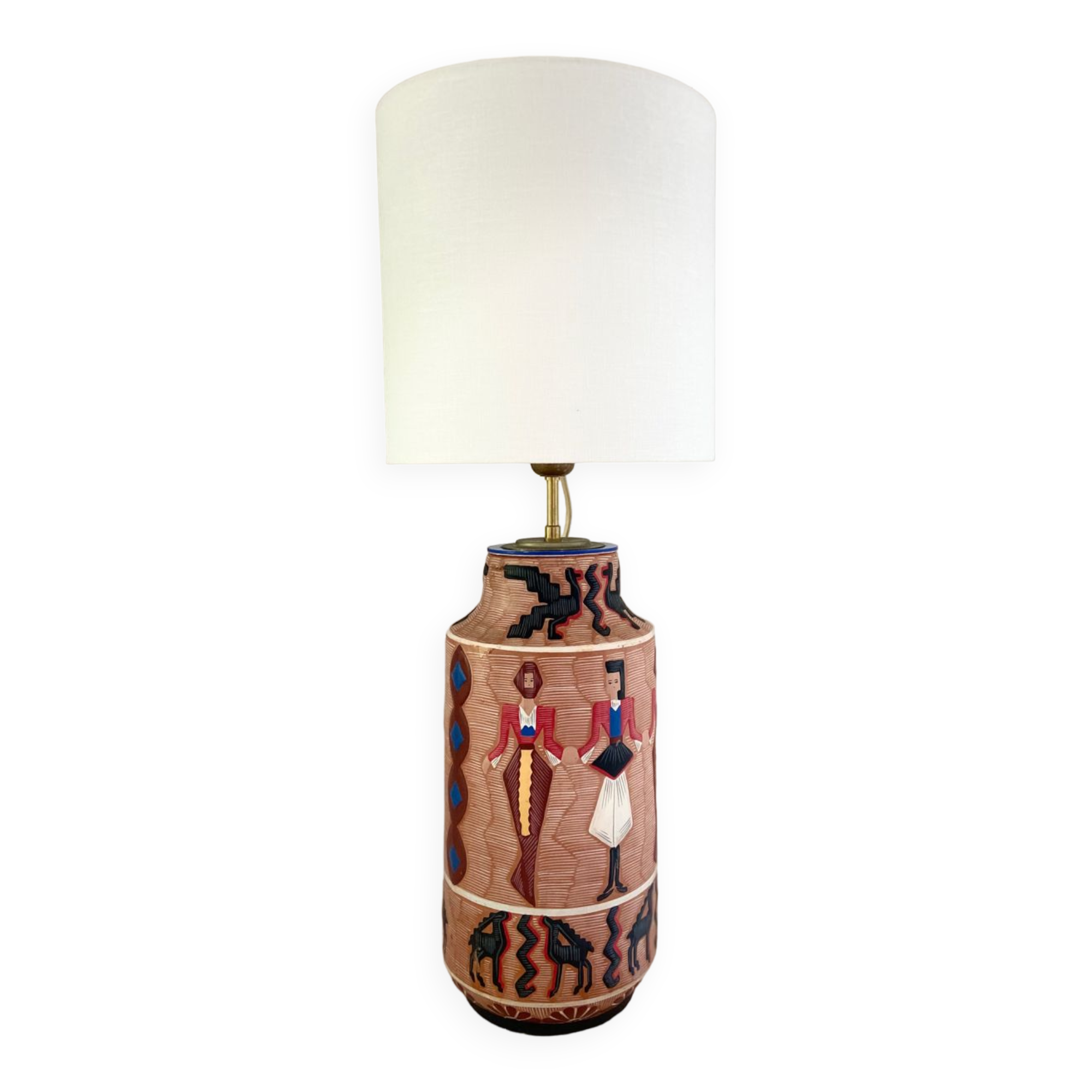 Very large patterned lamp