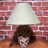 Ceramic lamp signed D