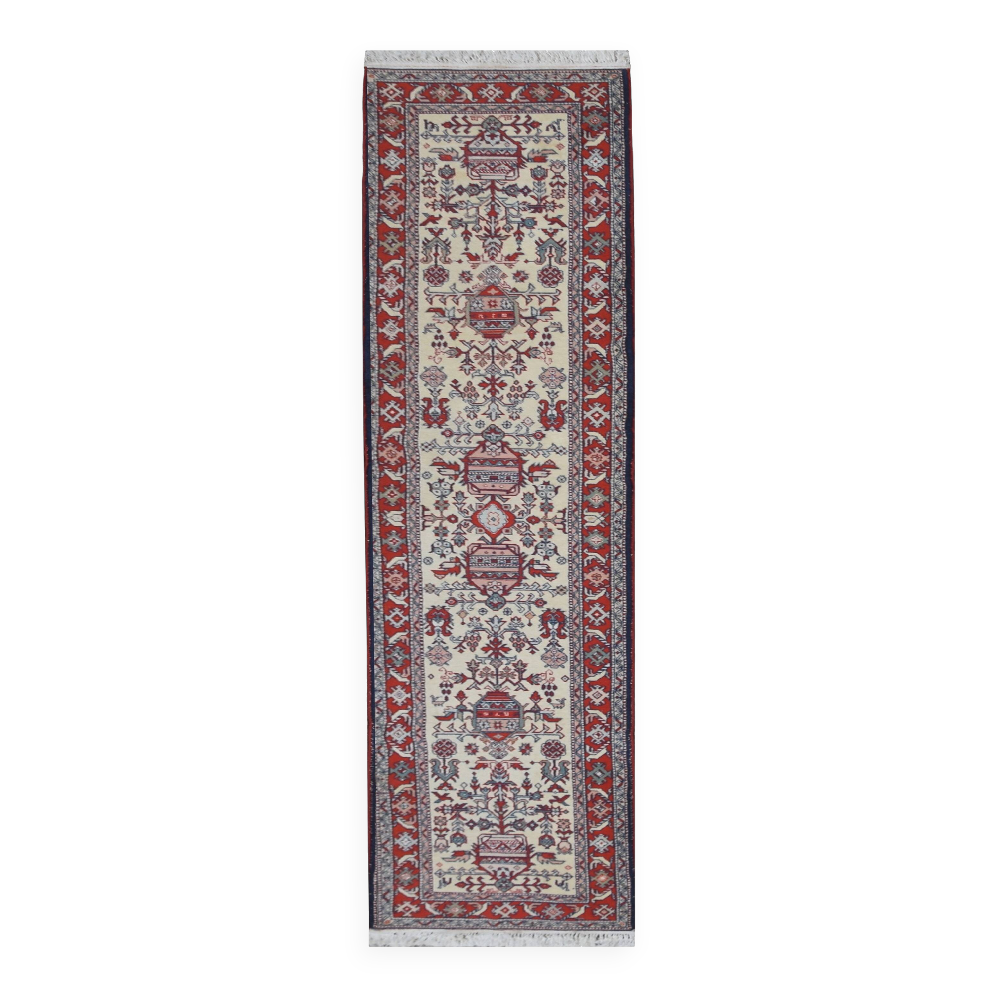 Tapis d'Orient Caucase Kazak Urss : 0.80 X 3.50 Mètres