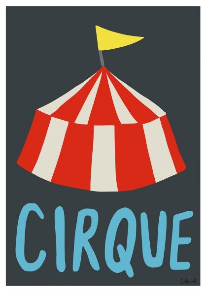 Poster kids Cirque - A3