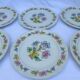 Ensemble de 6 assiettes plates Moulins des Loups