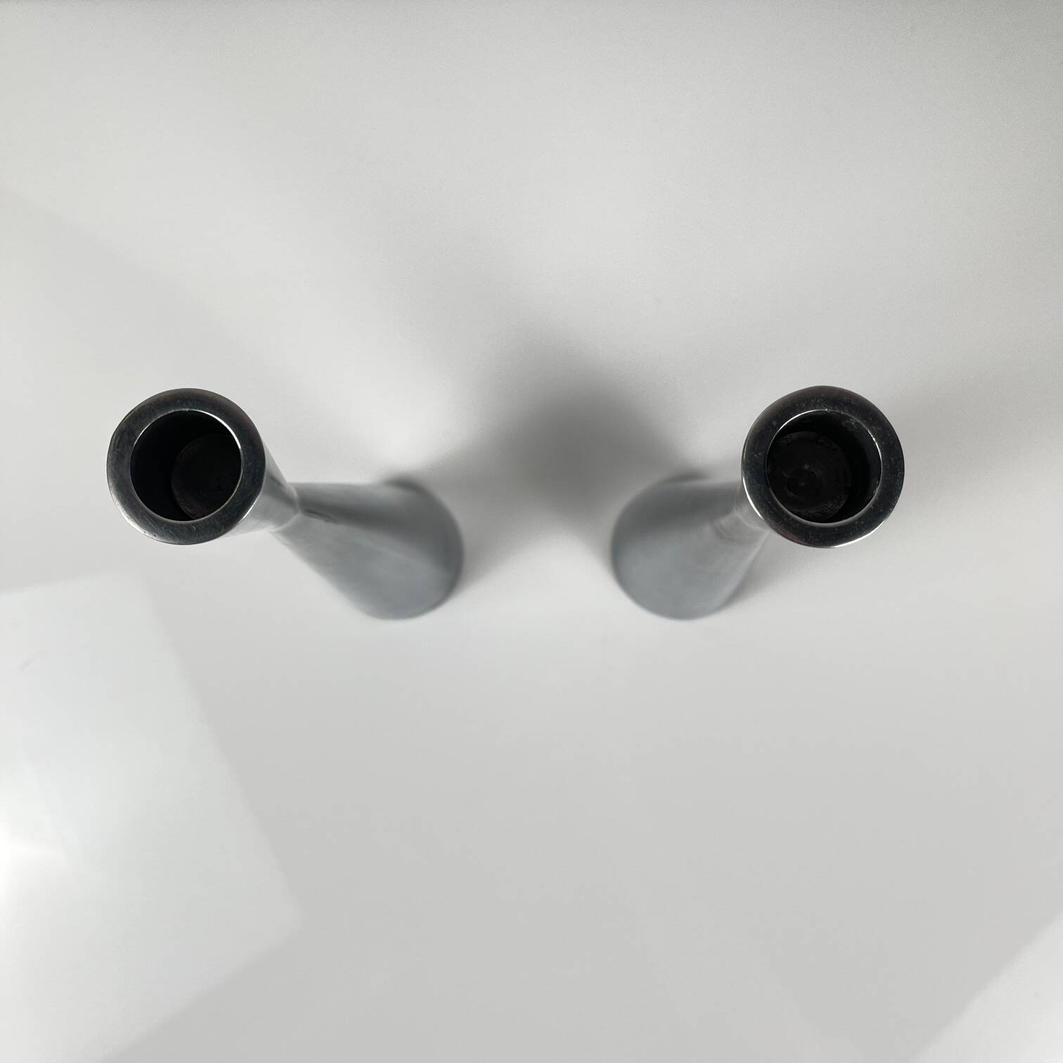 Steel candle holder duo by Erika Pekkari for IKEA