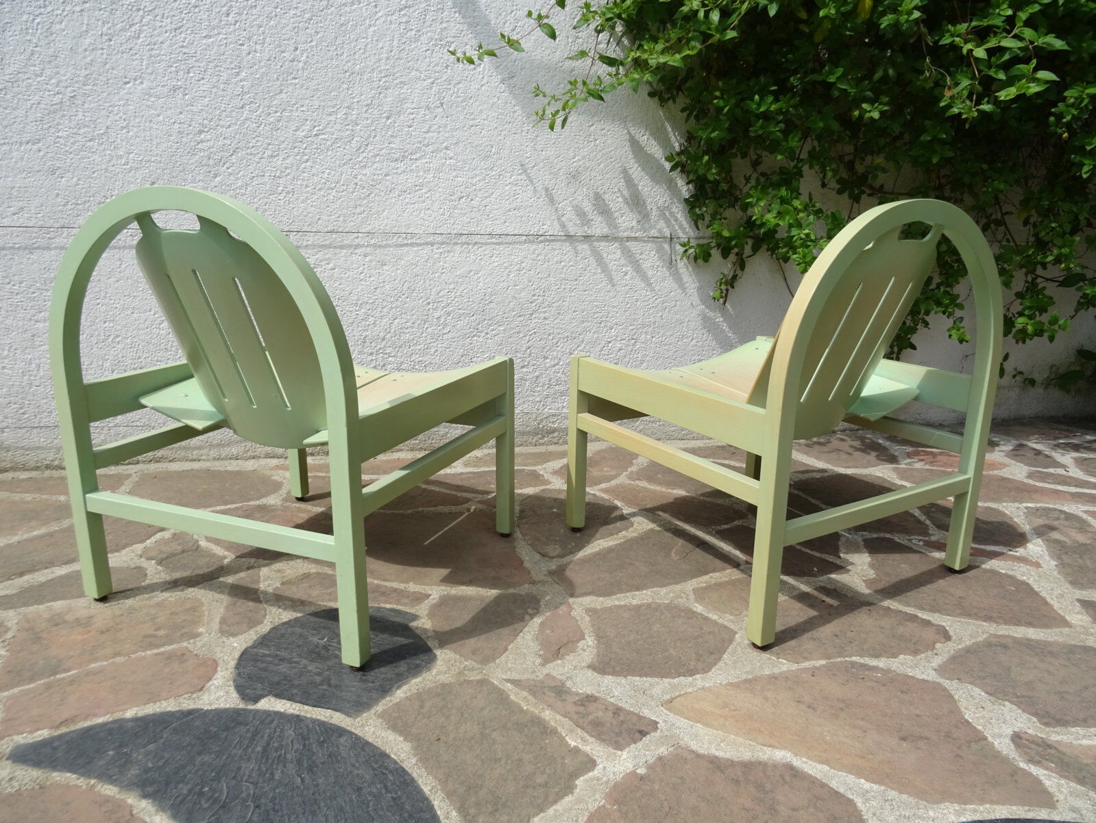 Pair of baumann argos model armchairs