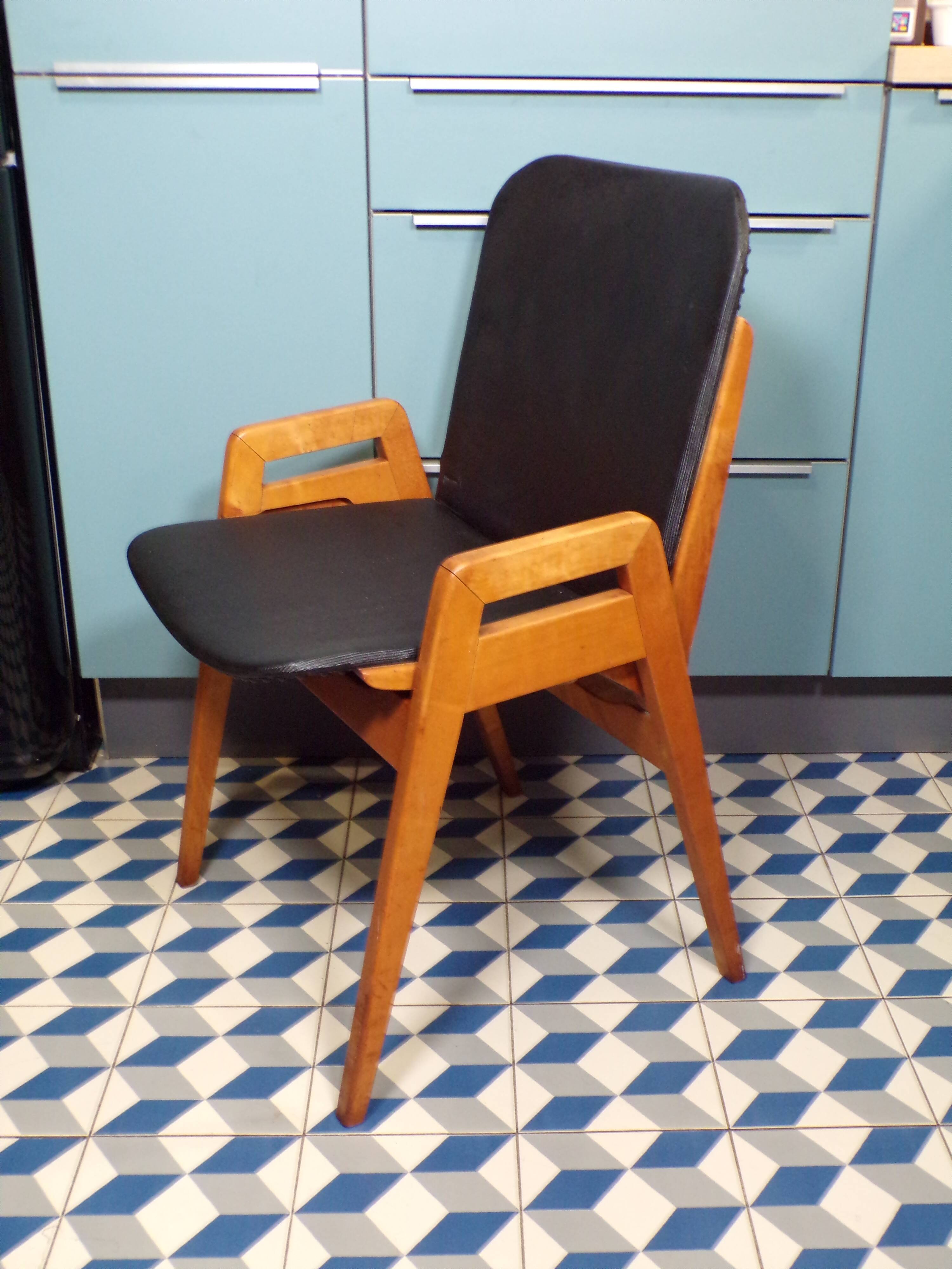 Fauteuil vintage suisse Aermo à système