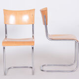 Set of four mart stam dining chairs - 1930s