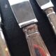 12 + 1 Orbrille knife silver metal art deco period