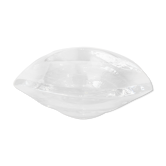 Empty pocket or ashtray crystal art glassmaker st louis in the shape of an eye