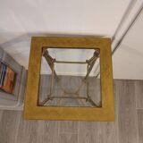 Vintage pedestal side table