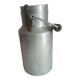 Milk jug whole milk can in vintage aluminum