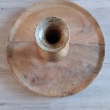 Pyrite stoneware vase