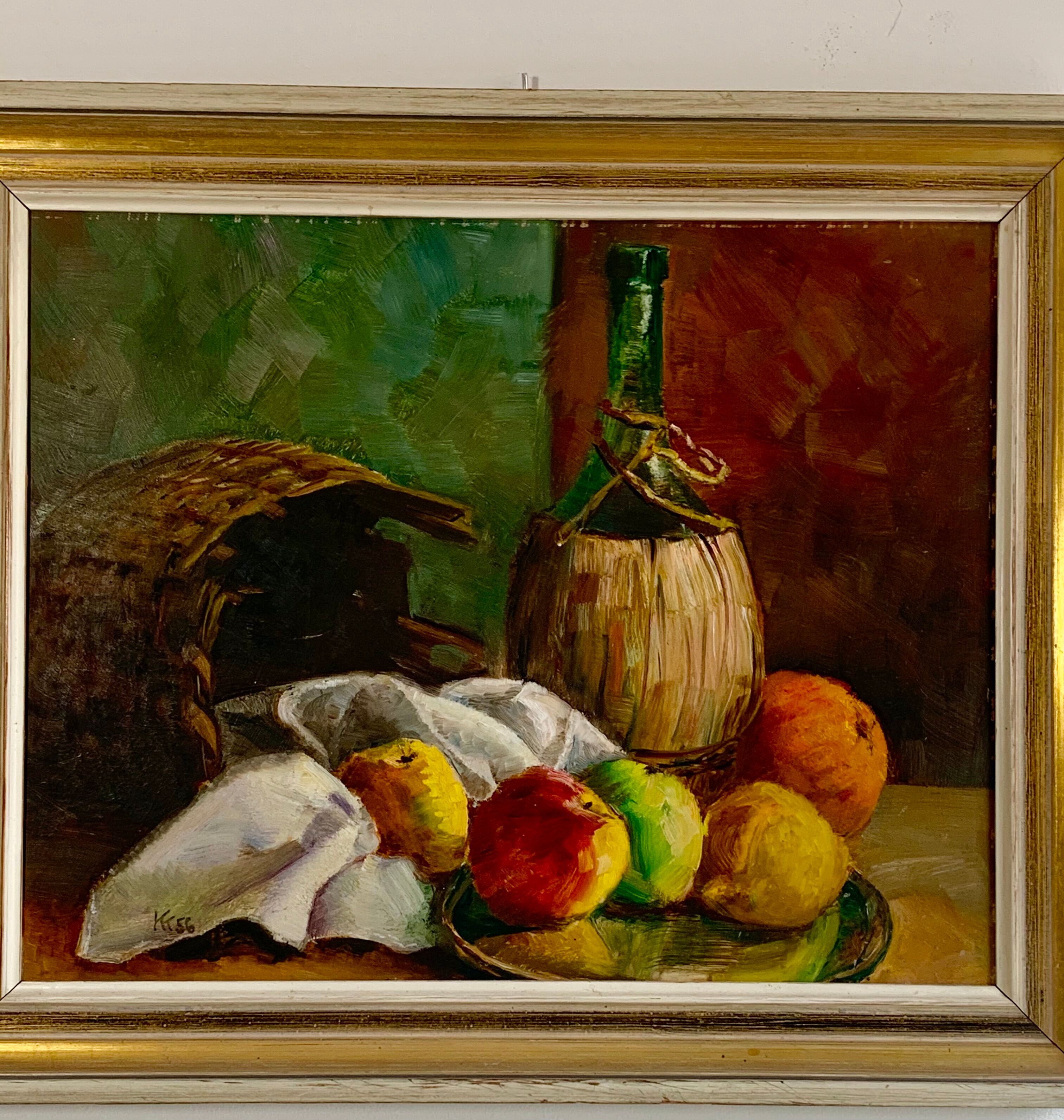 Oil painting, still life 1956