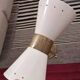 Italian wall sconce in the style of the 1950s.