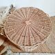 Old rattan laundry basket